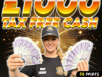 £1000 Tax Free Cash TTG Payday - Enter this raffle and win exciting prizes.